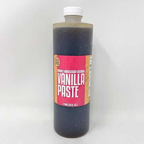Essential Spice Gourmet Vanilla Paste, 16 Oz - Rich \u0026 Aromatic Bean Paste for Baking, Desserts, and Beverages Intense Flavor with Real Specks Perfect for Cakes, Cookies, Ice Cream \u0026 More