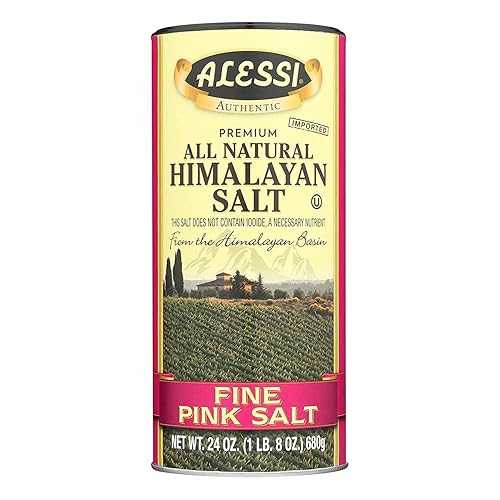 Alessi Himalayan Salt Pnk Fine, 24 Oz (Pack of 6)