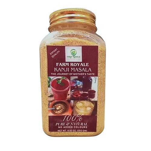 Farm Royale Kanji Masala 250g - Premium Export Quality for Carrot and Vada Kanji, 100% Pure, Natural, handmade by women workers