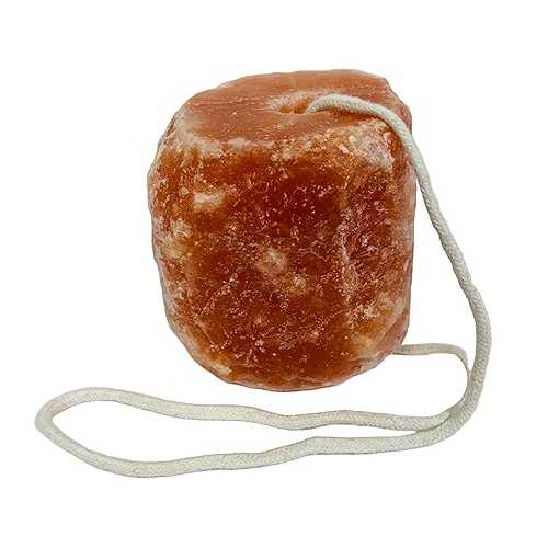 RoyalHouse 4.4-6.6 Lbs Himalayan Salt Lick for Horses, Deer, Goats, and Livestock Salt Block on Rope (1 Pack) 100% Natural \u0026 Pure Mineral Salt with Minerals for Digestive Health, Animal Treat