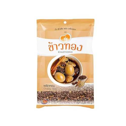 ??????? Authentic Chuang Chia Spice - Resealable Pouch / All-Natural, Aromatic \u0026 Unique Flavor / Traditional Thai Ingredient for Soups \u0026 Curries 100g Generic Authentic Chuang Chia Spice - Resealable Pouch / All-ナトリウム