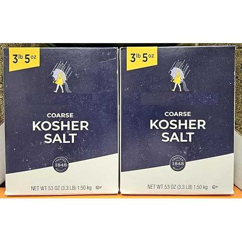 Generic Morton Coarse Kosher Salt 53薬局衡オンス 1.5kg (Two Boxes)