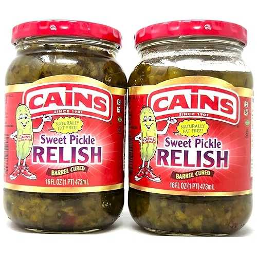 Generic 2 Pack of Pickle Mixes and Relish by Cains Since 1901 (16薬局衡オンス, Barrel Cured Sweet Pickle Relish)