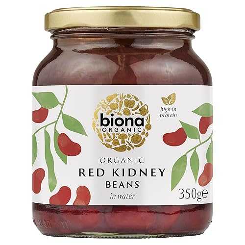 Biona Organic Kidney Beans - インチ Glass jars 350g - 2 Pack
