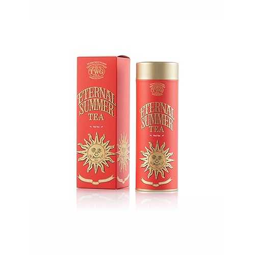 TWG Tea / Eternal Summer Tea / Rooibos / Hibiscus, Redcurrant \u0026 Rose / Haute Couture Tin, 100g / Gift Set