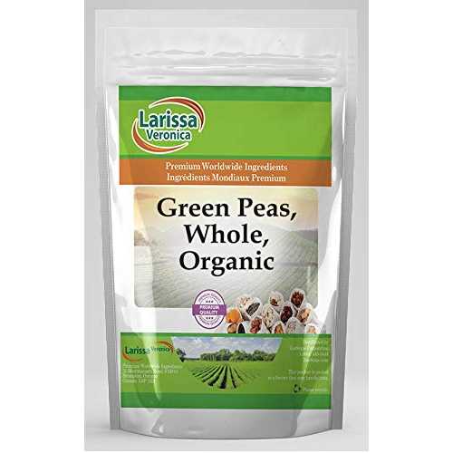Larissa Veronica Green Peas, Whole, Organic (16 薬局衡オンス, ZIN: 526112)