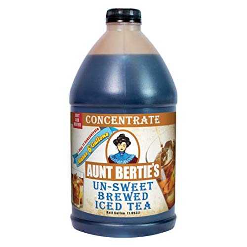 Aunt Bertie\u0027s Un-Sweet Iced Tea Brewed 64 薬局衡オンス Concentrate