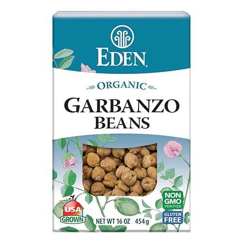 Eden Foods Organic Dry Garbanzo Beans, Vegan, 16 Ounces (Pack Of 12)