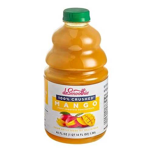 FixtureDisplays 100% Crushed Mango Fruit Smoothie Mix 46 fl. 薬局衡オンス. WS-103DR100MANG-NF