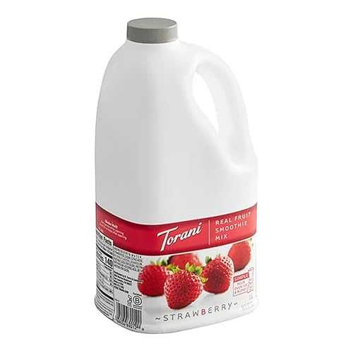 FixtureDisplays Strawberry Fruit Smoothie Mix - 64 fl. 薬局衡オンス. WS-880900126-NF