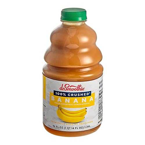 FixtureDisplays 100% Crushed Banana Fruit Smoothie Mix 46 fl. 薬局衡オンス. WS-103DR100BANA-NF