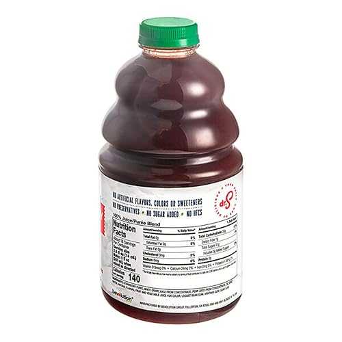 FixtureDisplays 100% Crushed Strawberry Fruit Smoothie Mix 46 fl. 薬局衡オンス. WS-103DR100STRA-NF