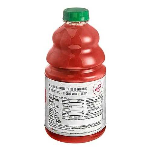 FixtureDisplays 100% Crushed Strawberry Banana Fruit Smoothie Mix 46 fl. 薬局衡オンス. WS-103DR100STRB-NF