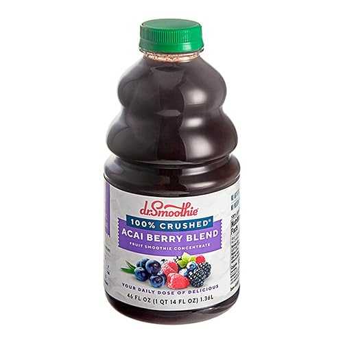 FixtureDisplays 100% Crushed Acai Berry Fruit Smoothie Mix 46 fl. 薬局衡オンス. WS-103DR100ACAI-NF