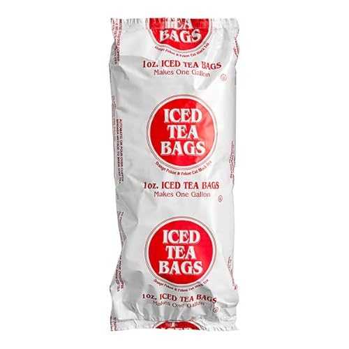 Generic 1 Gallon Estate Orange Pekoe Cut Black Iced Tea Filter Bags - 48/Case