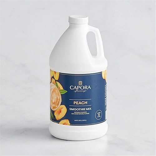 FixtureDisplays Peach Fruit Smoothie Mix 64 fl. 薬局衡オンス. WS-513SMPEACH-NPF