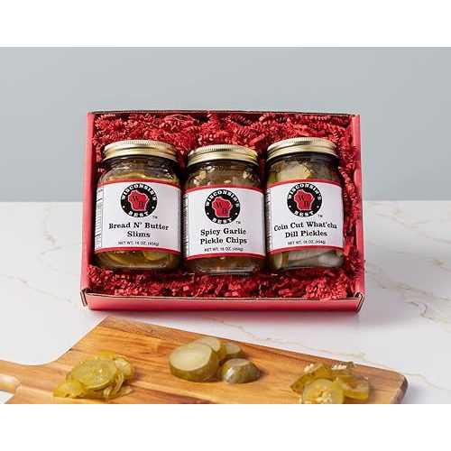 WB WISCONSIN\u0027S BEST Wisconsin\u0027s Best - Deluxe Pickle Lover\u0027s Gift Box / Perfect for Parties, Charcuterie Boards, and Holiday Gifts