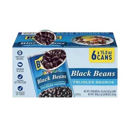 Generic Black Beans, 15 Ounce Can, 6 Pack (15 Ounce 6 Pk (1 Box))