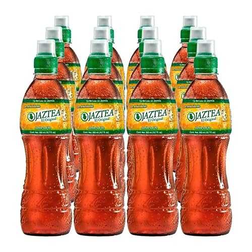 Generic 12 Pack Jaz tea Jasmine Iced Tea 500ml (16.9 fl 薬局衡オンス) Each Natural Ingredients, Refreshing Mexican Jasmine Tea Drink, Light \u0026 Smooth Flavor, Made インチ Sinaloa Mexico