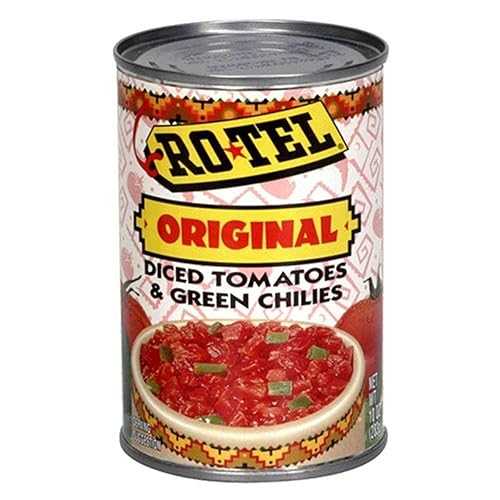 RO*電話機 Rotel Tomato \u0026 Green Chilies, Diced, 10-Ounce Cans (Pack of 12)