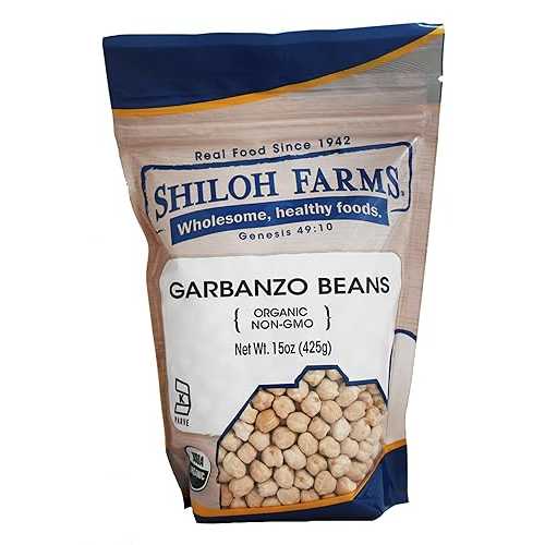 Shiloh Farms Organic Garbanzo Beans - Bulk 6 Count of 15 Oz, Naturally Nutty and Creamy, Certified Organic, Perfect for Gourmet Dishes