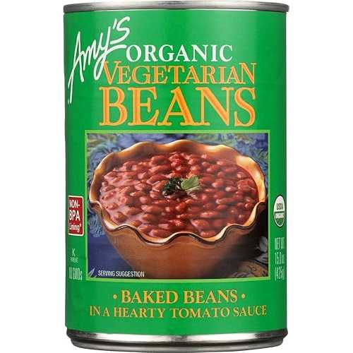 KDJMDL Amy\u0027s Organic Vegetarian Baked Beans, 15-Ounce Cans (Pack of 6)