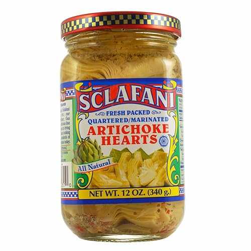 Gus Sclafani Fine Italian Imports Quartered Marinated Artichoke Hearts 12 Oz Glass Jars