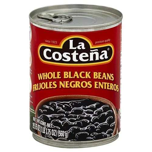 La Costena Whole Black Beans (12x19.75 Oz)