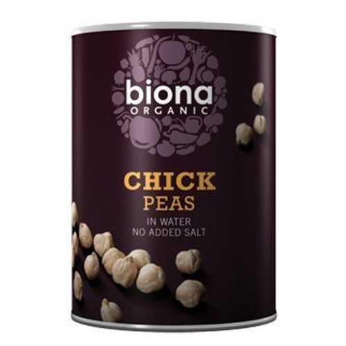 Biona Organic Chick Peas 400g - Pack of 6