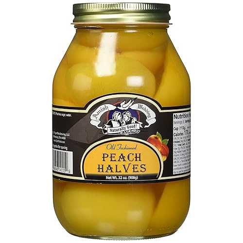 Amish Wedding Peach Halves, 32 薬局衡オンス