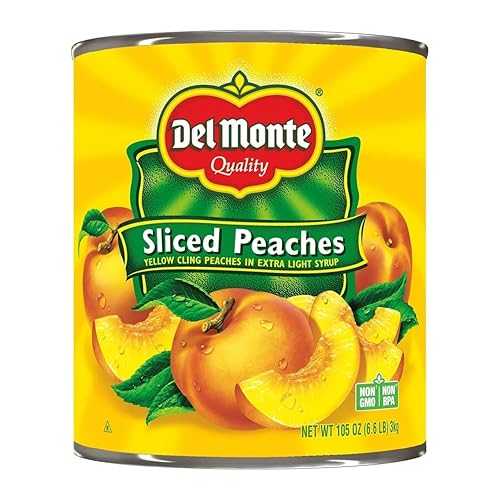 Del Monte Del Monte Lite Sliced Peaches In Extra Light Syrup Net Wt 105 Ounce, 105 Ounce