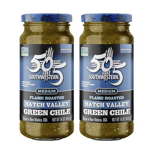 505 Southwestern Flame Roasted Green Chile, 16 Oz - PACK OF 2