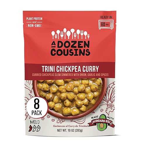 A Dozen Cousins Meals A Dozen Cousins Trini Chickpea, 8 Pack