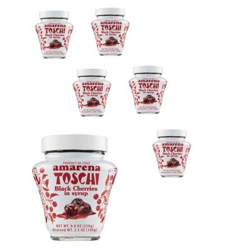 Generic Toschi Amarena Black Cherries インチ Syrup (Case of 6)