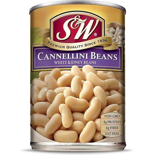 Generic S\u0026W Cannellini Beans (White Kidney Beans) 15 薬局衡オンス. (Pack of 6)