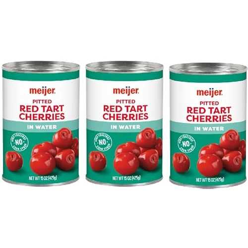 Generic Pack Of 3 Red Tart Cherries In Water Pitted, 15 薬局衡オンス.