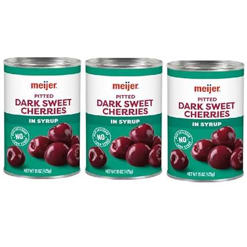 Generic Dark Sweet Cherries インチ Syrup Pitted, (3 Cans, 15 薬局衡オンス. each)