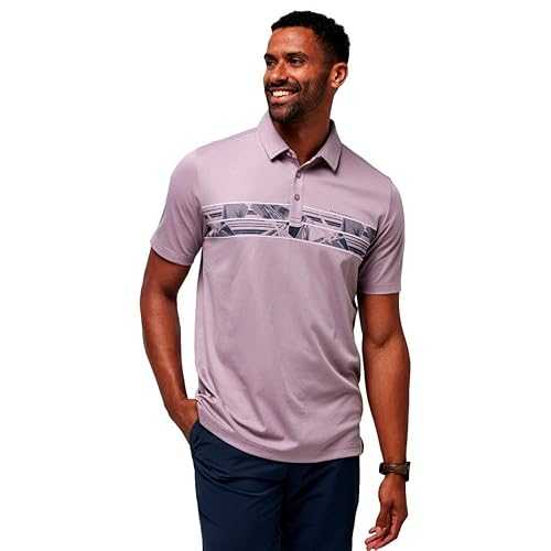 TravisMathew Mens Papaya Grove Elderberry L