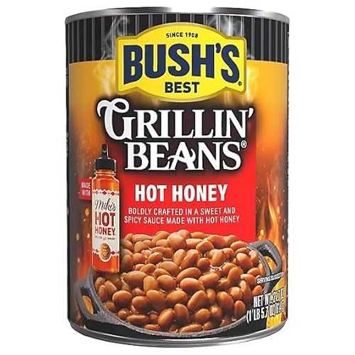 Generic Hot Honey Grillin Beans - 21.7 OZ (Pack of 6)