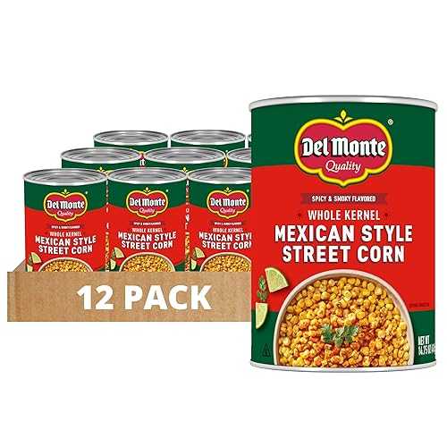 Del Monte Mexican Street Corn, 14.75 薬局衡オンス. Can (Pack of 12)