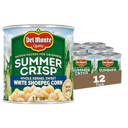Del Monte Summer Crisp White Shoepeg Corn, 11 薬局衡オンス. Can (pack of 12)