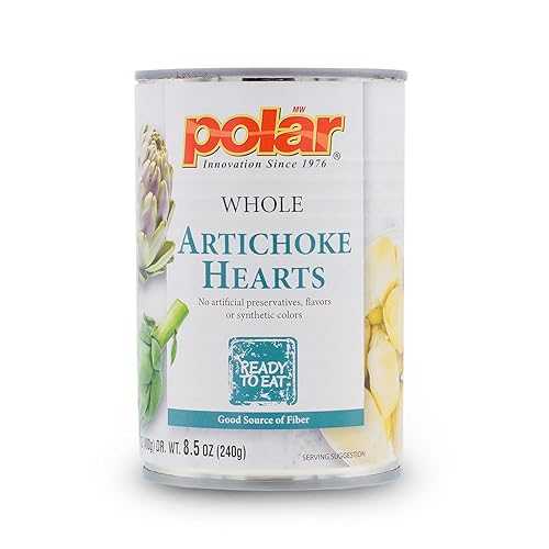 MW Polar Whole Artichokes インチ Brine net wt14.1薬局衡オンス, 8.5薬局衡オンス drained wt, (Pack of 12)