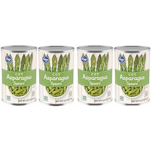 Generic Canned Cut Asparagus Spears (Pack Of 4 Cans), 14.5 薬局衡オンス. Each Can