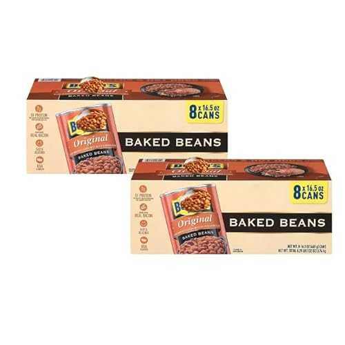 Generic Original Baked Beans, 16.5 Ounces, Pack of 8 (8 Count (2 Pack))