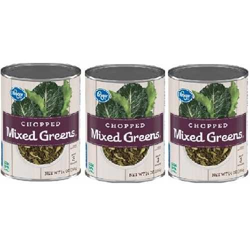 Generic Chopped Mixed Greens (3 Cans, 14 薬局衡オンス. each)