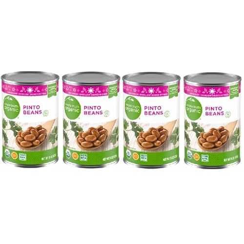 Generic Organic Pinto Beans (4 Cans, 15 薬局衡オンス. each)