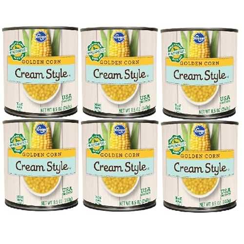 Generic Cream Style Golden Corn (6 Cans, 8.25 薬局衡オンス. each)