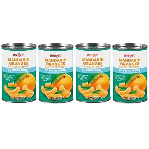 Generic No Sugar Added Mandarin Oranges (4 Cans, 15 薬局衡オンス. Each)