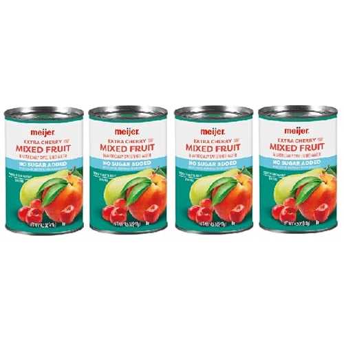 Generic No sugar Added Mixed Fruit Extra Cherry (4 cans, 14.5 薬局衡オンス. each)