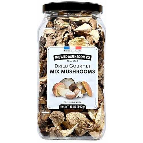 Generic Premium Quality Dried Gourmet Mix Mushrooms, Packed インチ France, Net Weight 12 Ounce